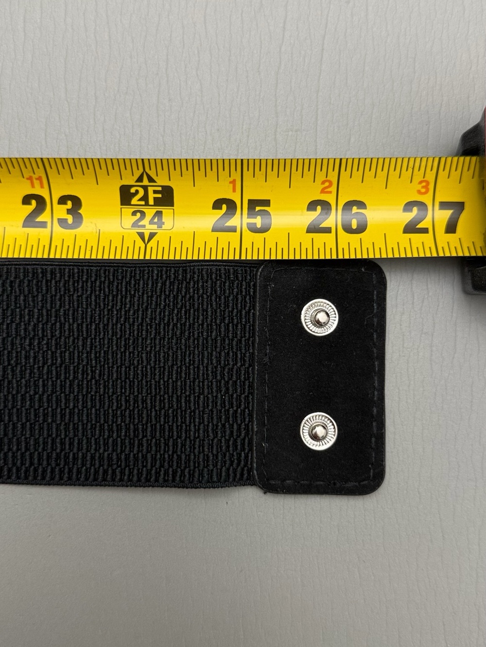 New Black Beaded Bow Wide Elastic Waist Belt Statement Cinch Belt - Picture 6 of 6